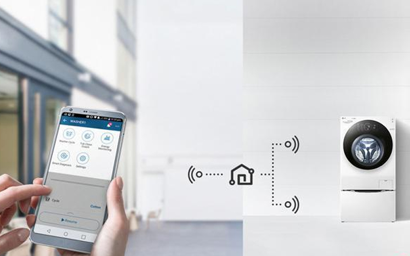 نحوه اتصال ماشین لباسشویی ال جی به گوشی و Wi-Fi