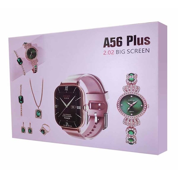 Smart watch gift pack model A56 plus